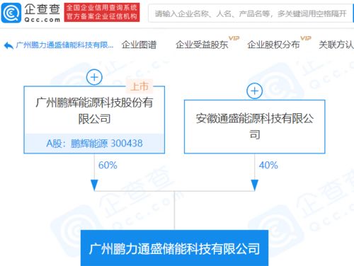鵬輝能源布局儲能系統集成新賽道，成立億元級科技公司
